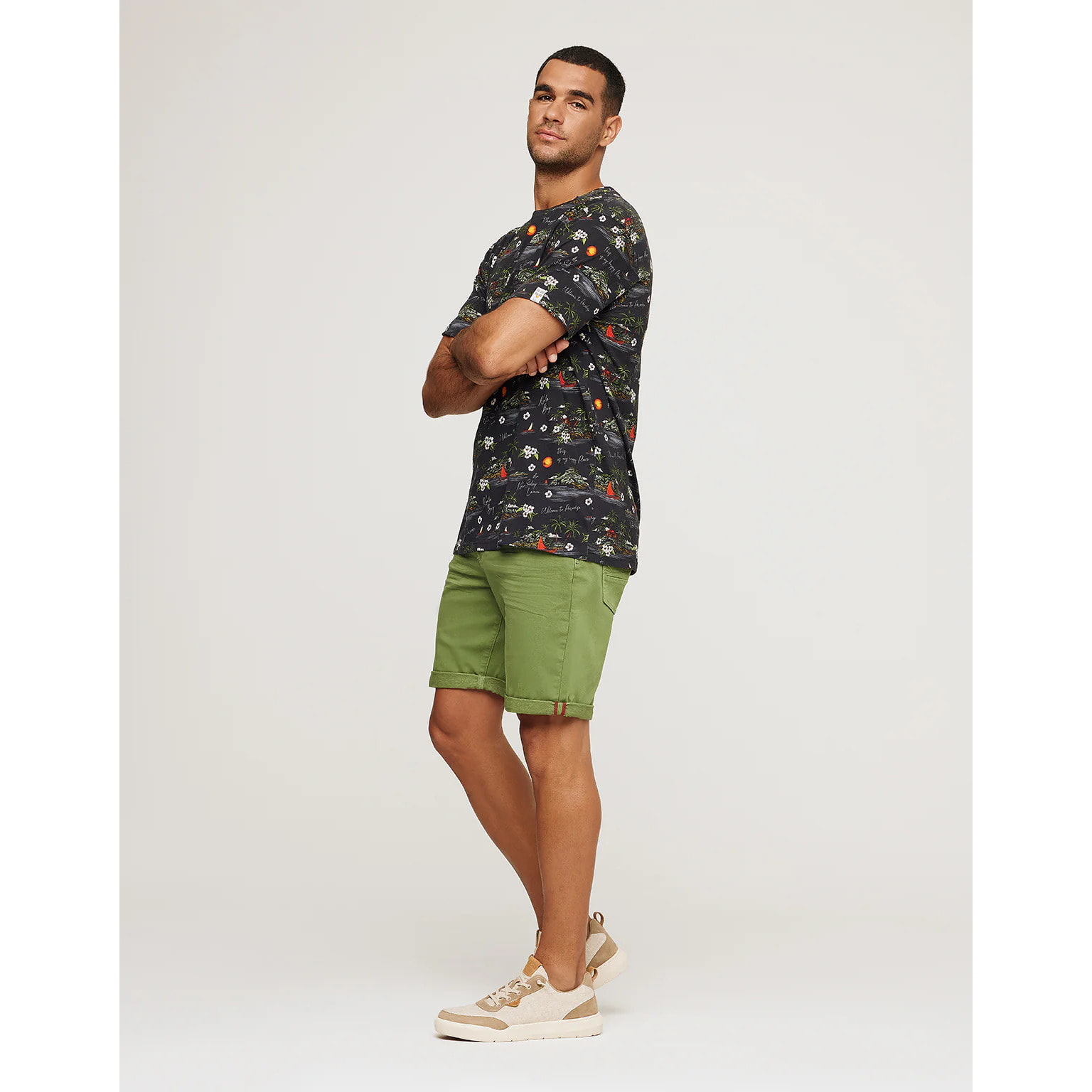 Bermuda Denim Verde - Palm Beach