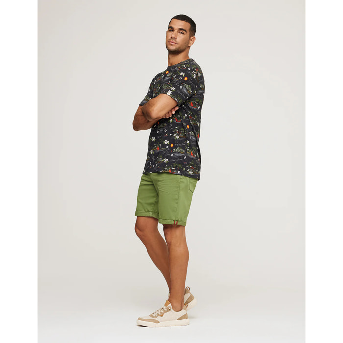 Bermuda Denim Verde - Palm Beach