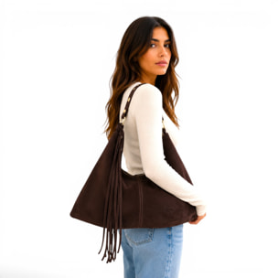 Borsa a spalla Cheval Firenze Petunia Testa di Moro