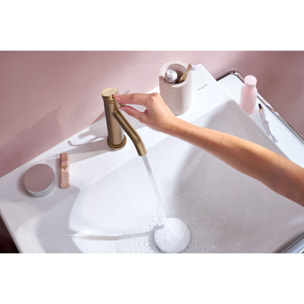 Mitigeur lavabo Tecturis S 110 Ecosmart+ Bronze brossé