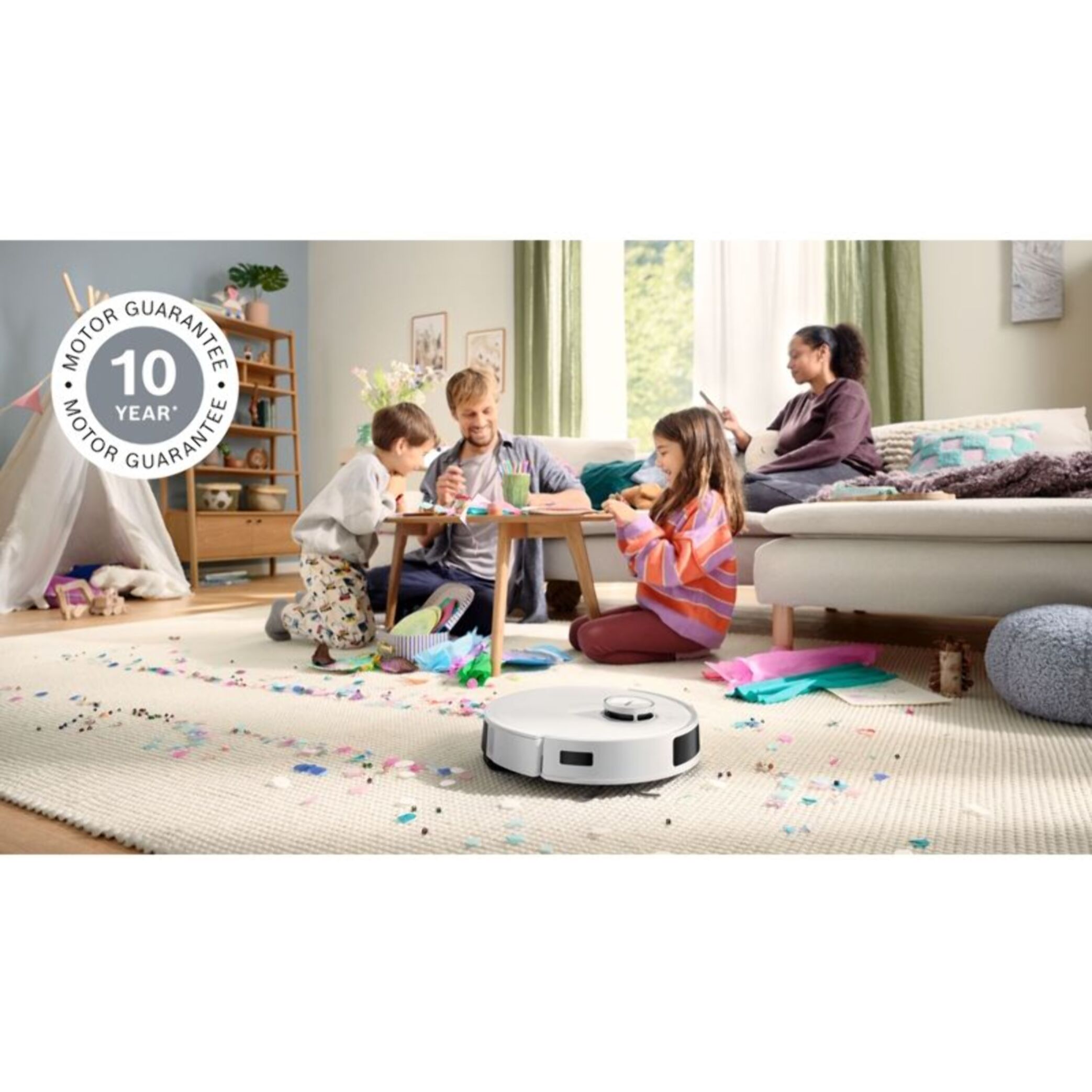 Robot Aspirateur Laveur BOSCH Spotless Advanced Blanc