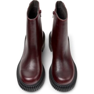 Stivaletti - CAMPER Pix London - Bordeaux - Pelle liscia