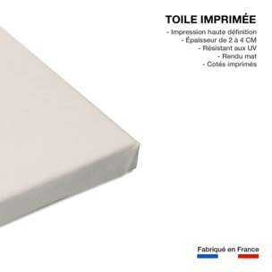 Tableau organique perfect point yellow  Toile imprimée