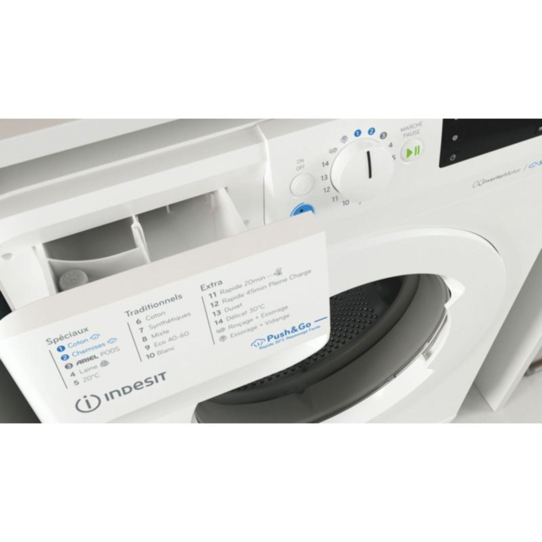 Lave linge hublot INDESIT BWE81295XWVFR