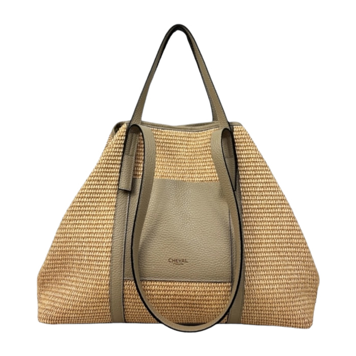 Borsa a spalla Cheval Firenze Formentera Taupe