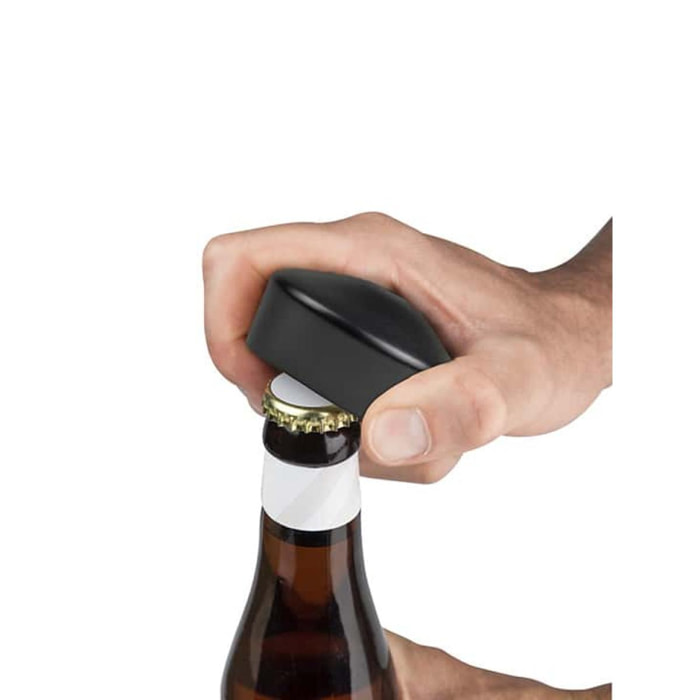 Décapsuleur en bois de hêtre, noir mat Bierissime