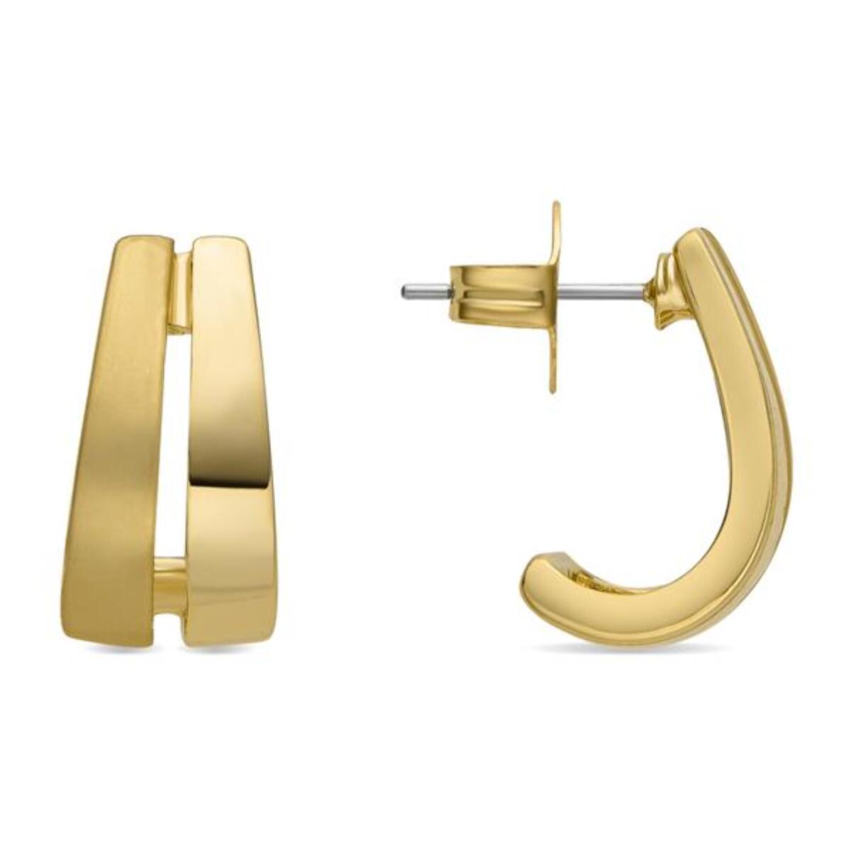 Pendientes acabado oro 18k