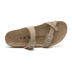 SANDALIA BABUNKERS MARRON