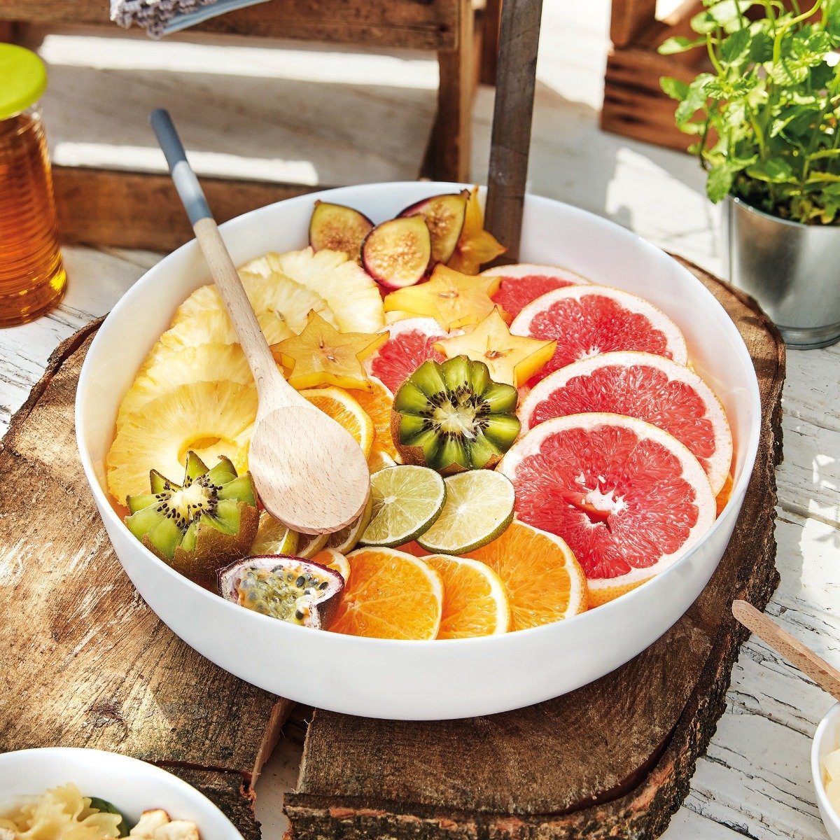 Plat à four rond blanc 30cm Smart Cuisine Diwali 250°C - Luminarc - Opale culinaire extra léger et résistant