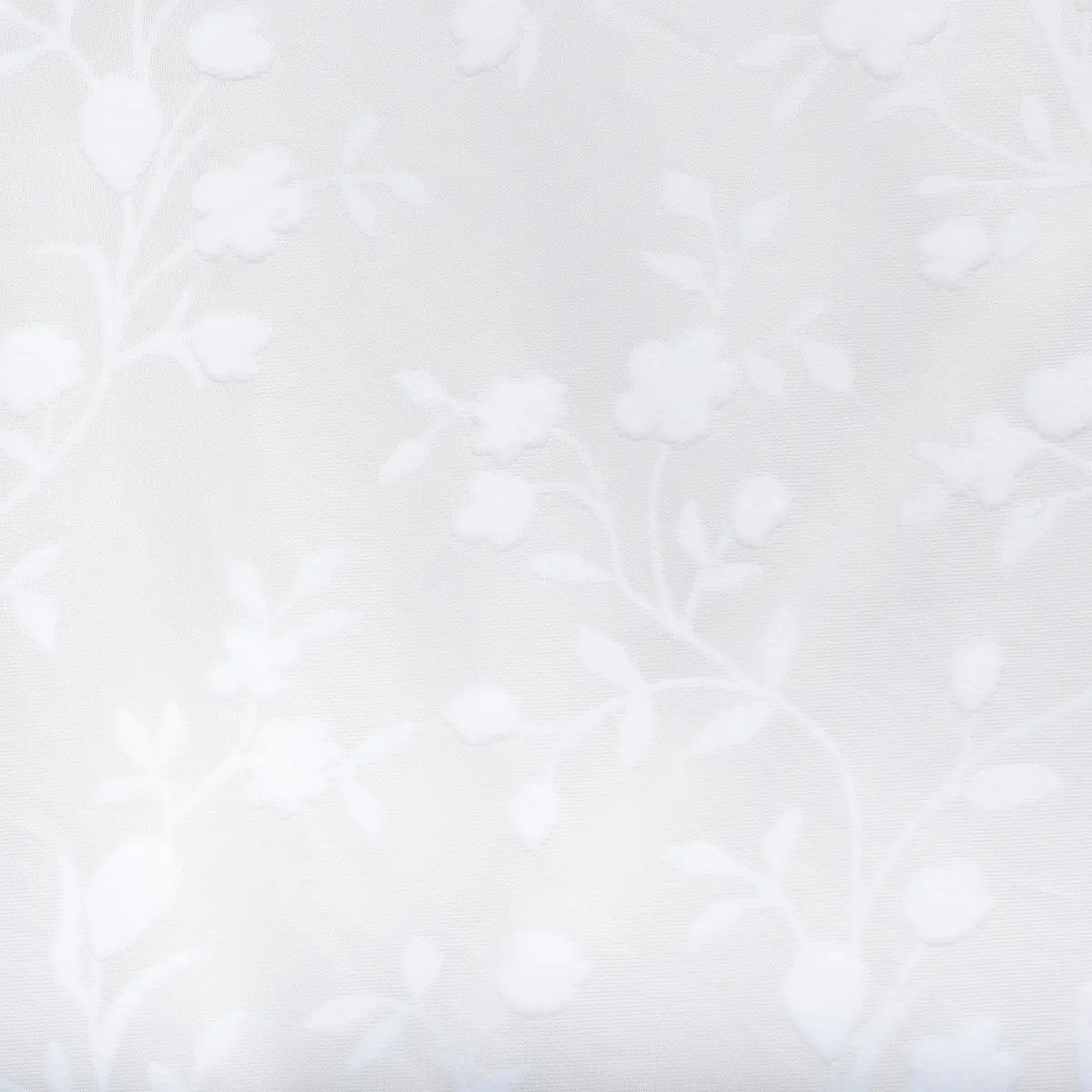 Voilage "Lazi" fleur blanc 140x240cm