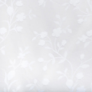 Voilage "Lazi" fleur blanc 140x240cm