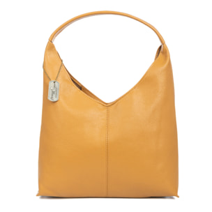 Bagni borsa a spalla donna. Pelle autentica Dollaro.