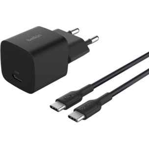 Chargeur BELKIN 25W avec cable USB-C Noir