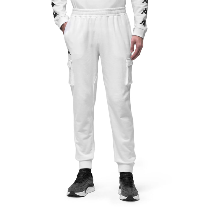Kappa - Pantalones Hombre Blanco - Iargo