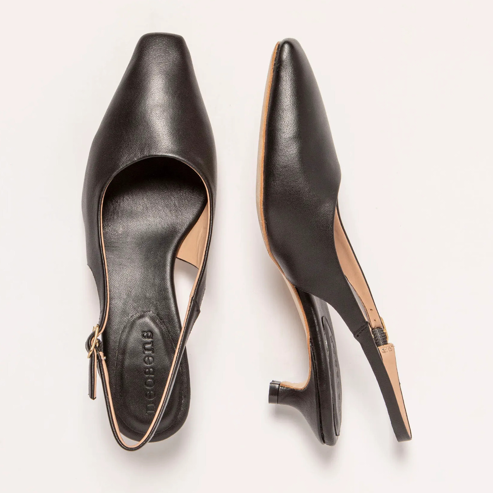 Sandalias con tacón S3024 NAPPA BLACK/ ALEDO color Black