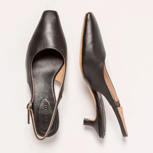 Sandalias con tacón S3024 NAPPA BLACK/ ALEDO color Black