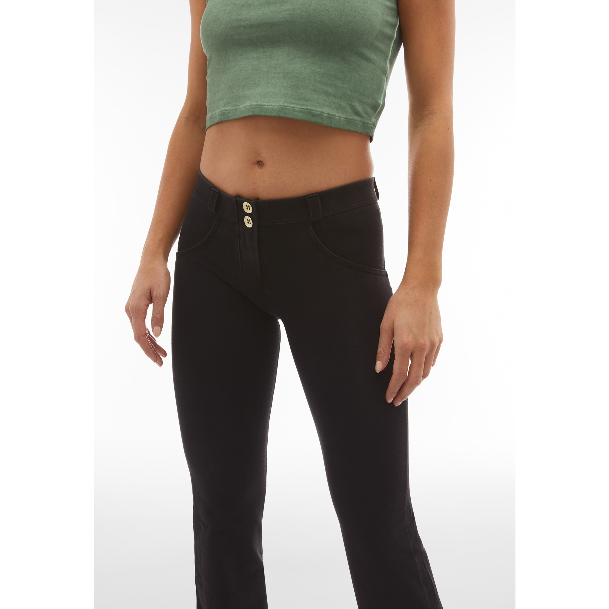 Jeggings push up WR.UP® flare vita regular tessuto ecologico