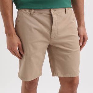 Bermuda gabardine stretch tasca america Polo Club St Martin Beige