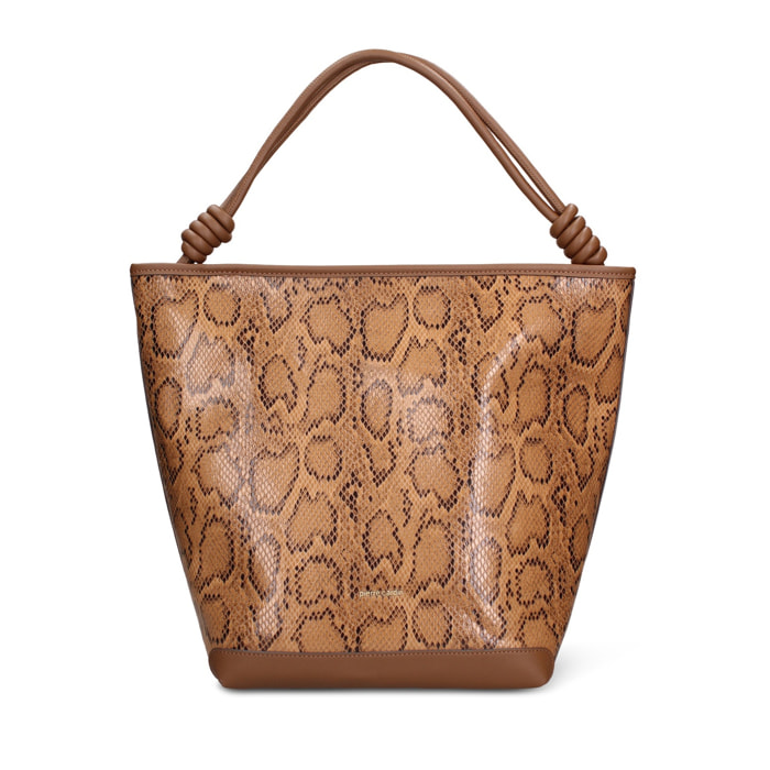 Borsa a mano da donna - Modello Astrea Lux - Pelle vegana PU - 39.0 x 23.0 x 17.0 cm