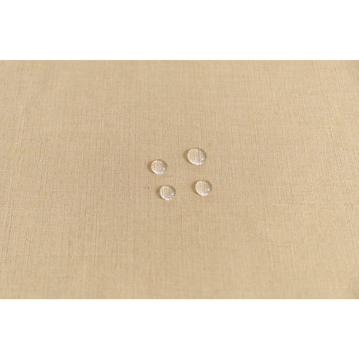 Nappe antitache unie beige ronde 160 cm