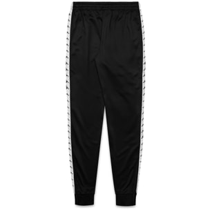 Pantaloni Kappa Uomo 222 Banda Rastoria Slim Nero