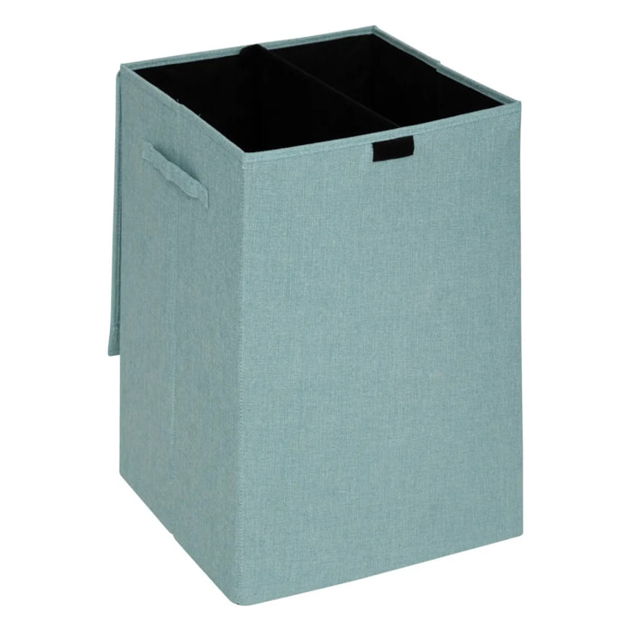 Panier à linge "Colorama" bleu arctic 74L