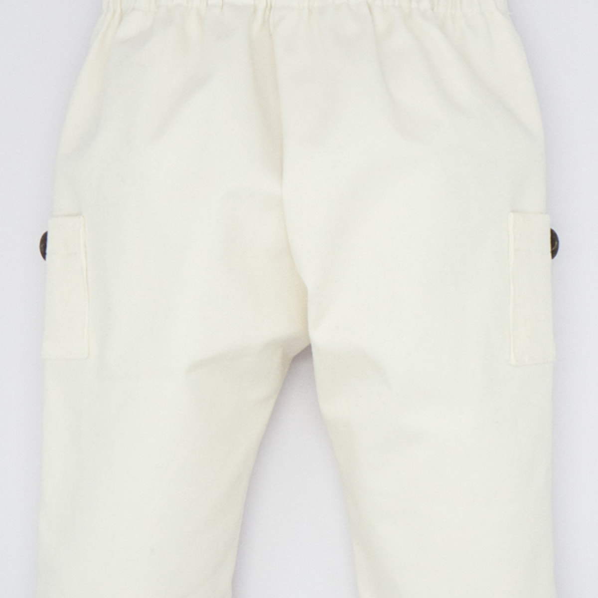 PANTALÓN CARGO SARGA BLANCO