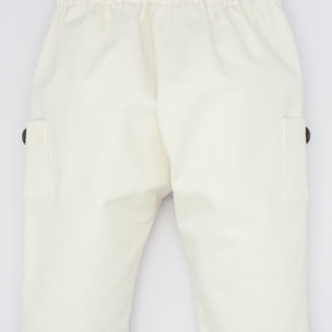 PANTALÓN CARGO SARGA BLANCO