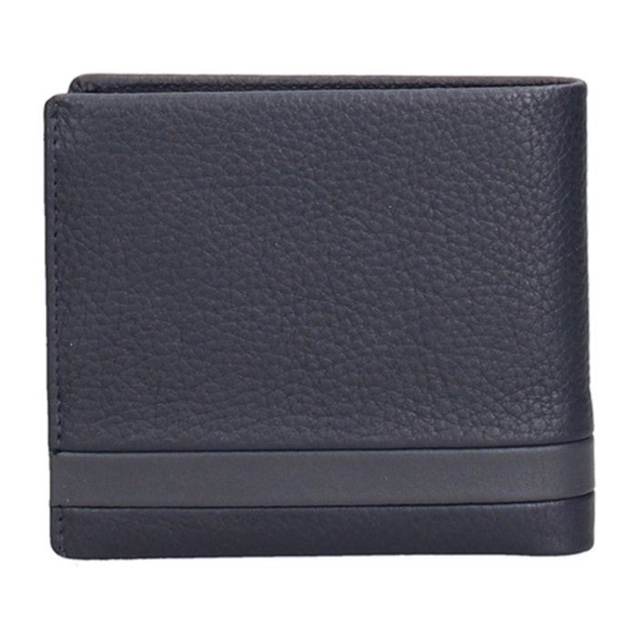 Portafoglio uomo in vera pelle - Modello Erebo Pro - Casual - 9.5 x 11.0 x 2.0 cm