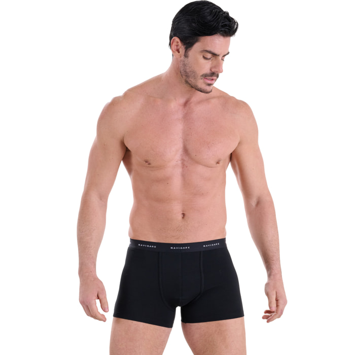 Boxer Uomo Navigare, Art.703 Nero 4 pezzi