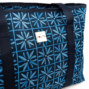 Bolso Shopper-Tote Itaca Solite Azul Marino