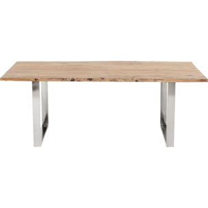 Table Harmony acacia chrome Kare Design