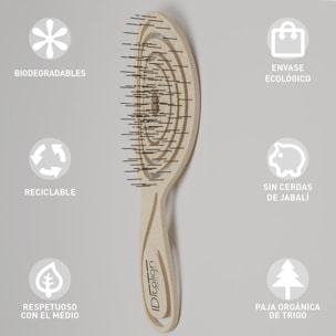 Brosse Biodégradable Spirale - Beige - Poils de 20 mm