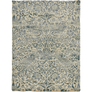 Tapis salon et chambre fait à la main en laine motif floral OLHA