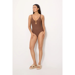 Costume da donna modellante Marrone