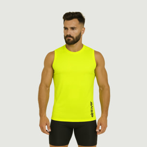 Canotta fitness da uomo JEAS giallo fluo