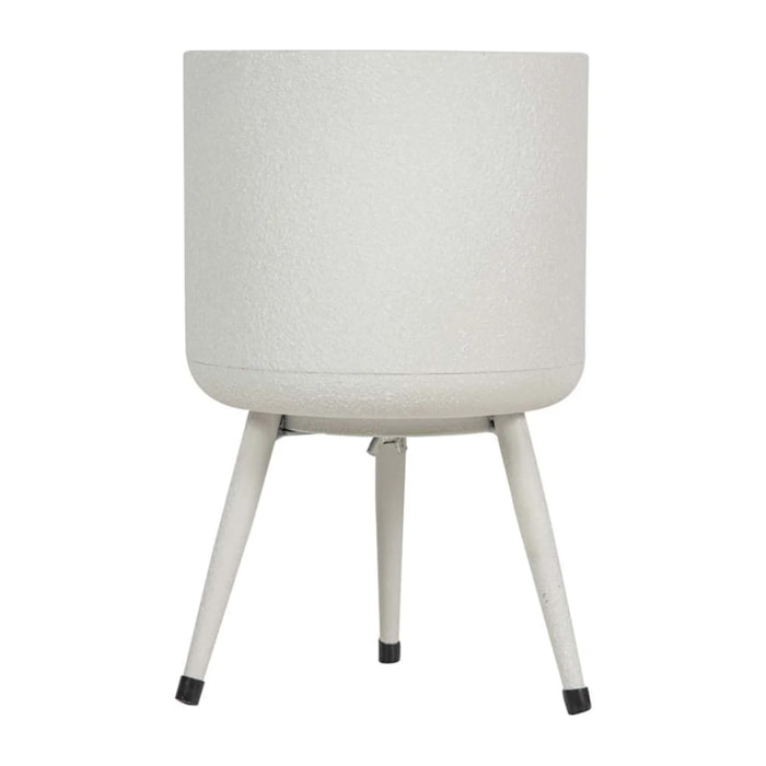 Plantero Metal Blanco 20x20x32 Cm