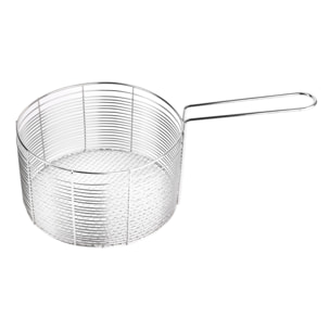 Set 2pcs freidora (cazo + cesta) acero inox silver