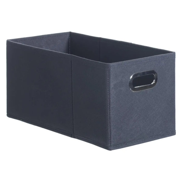 Panier tissu 15x31cm "Mix N' Modul" gris anthracite