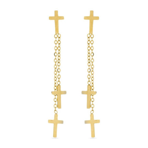 Pendientes Lux by Lux acabadoss oro 18k