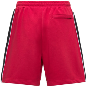 Kappa - Pantaloni Corti Uomo Rosso - 222 Banda Oviedo