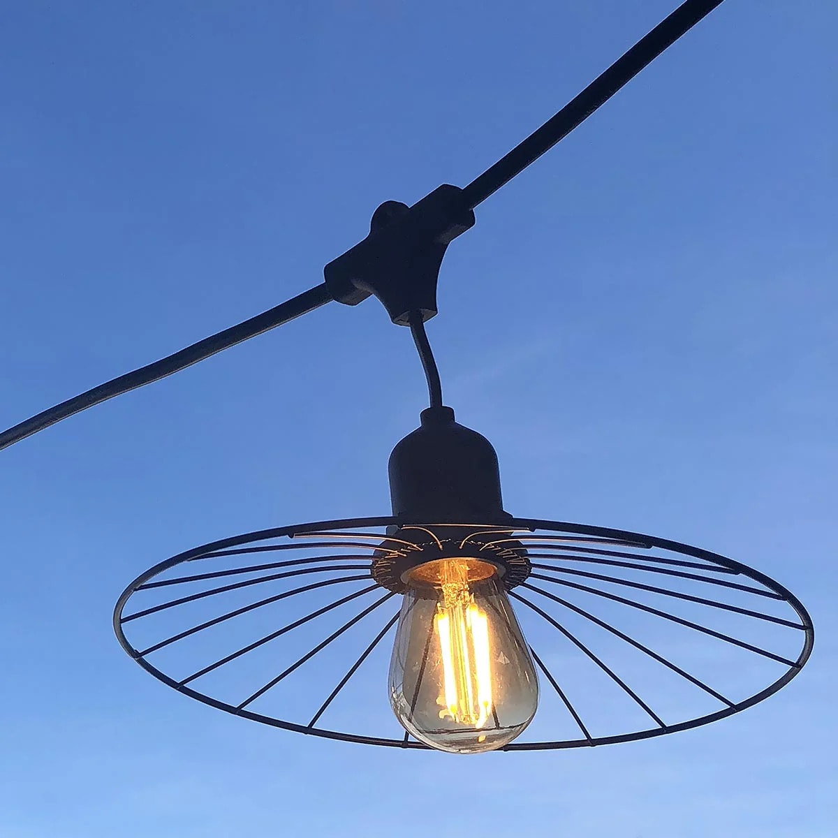 Guirlande fil métal CHIC CAGE 10xE27 6M