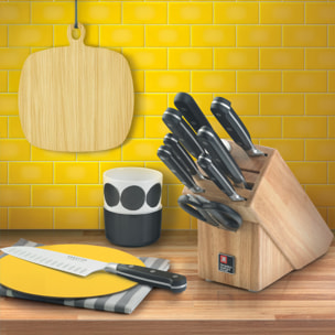 V Sabatier Love Food - Blocco da 9 pezzi con affilatore