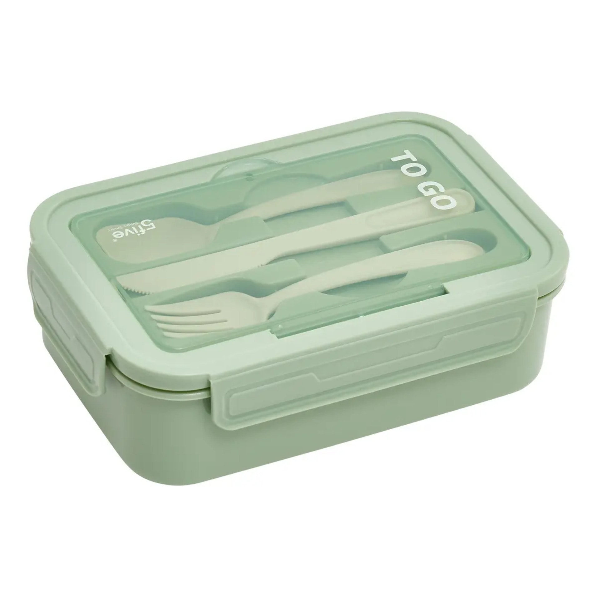 Lunch box rectangulaire 1,2L vert
