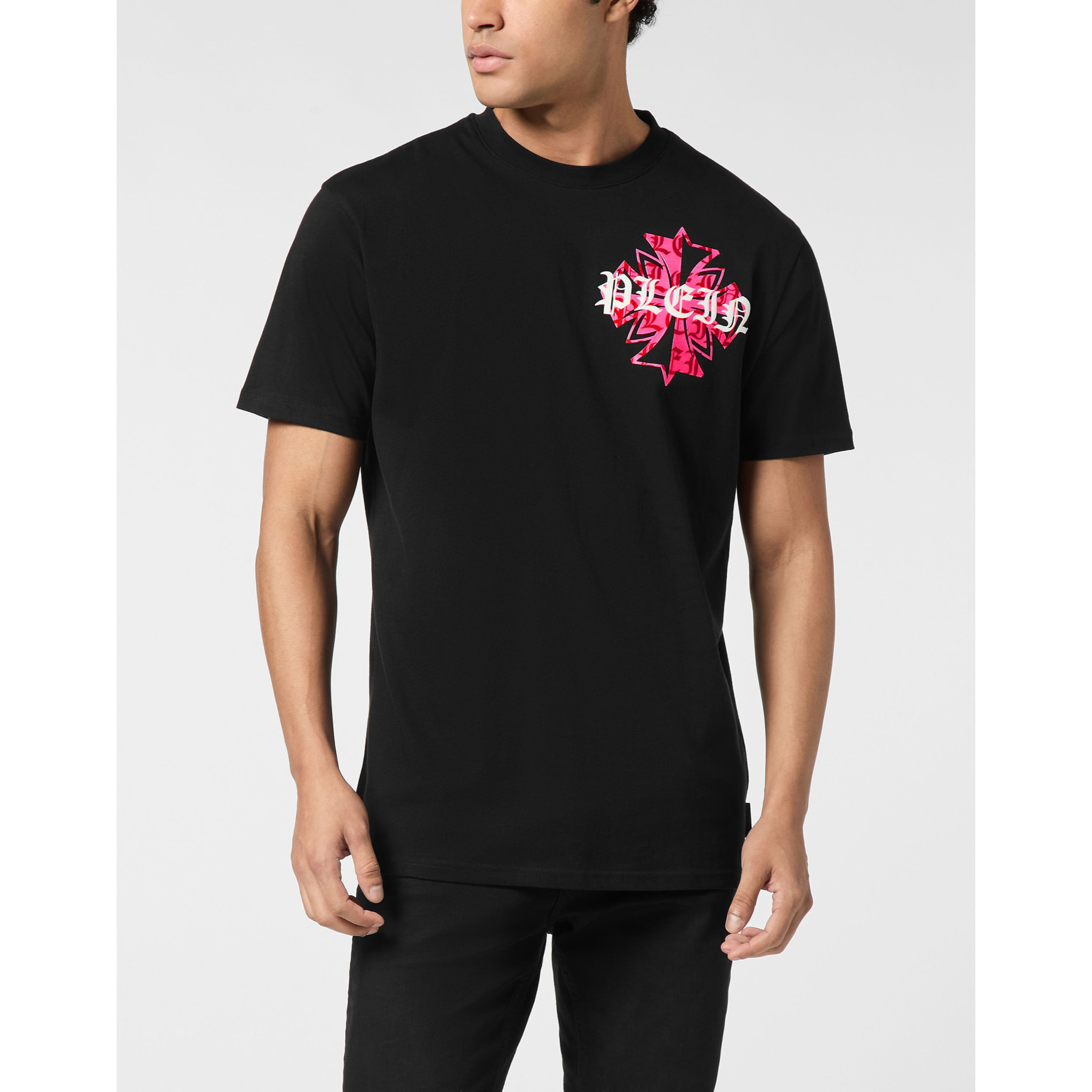 PHILIPP PLEIN T-shirt girocollo a maniche corte CREST
