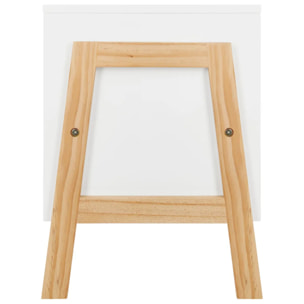Bibliothèque enfant blanc H40cm