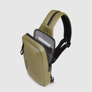 Piquadro Monospalla porta iPad®mini con protezione RFID e tasca per CONNEQU 4.0