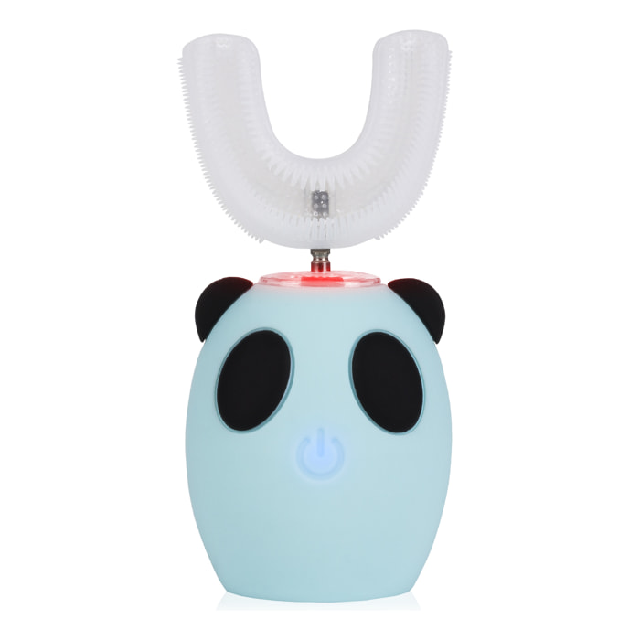 Spazzolino da denti per bambini ET08 a forma di U elettrico sonico. 3 modalità di spazzolamento e luce sterilizzante.