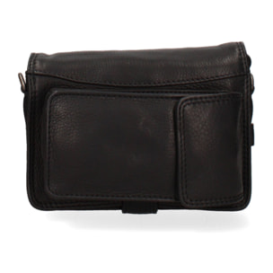 Borsa a tracolla  da uomo In Vera pelle Made in Italy 20x11x10 cm