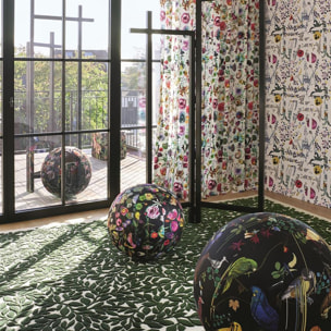 Tapis salon et chambre tufté en laine motif géométrique GUJO